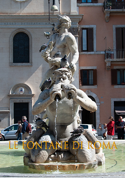 Diverses photos des fontaines de Rome : Trévise, Neptune, Triton, Les tortues etc...
